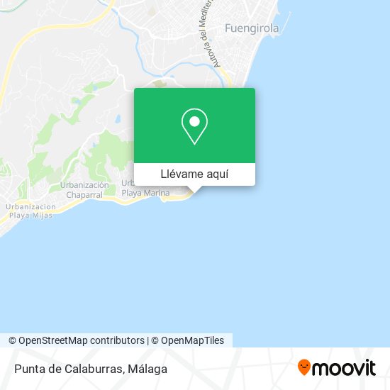 Mapa Punta de Calaburras