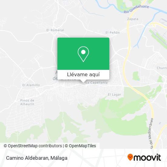 Mapa Camino Aldebaran
