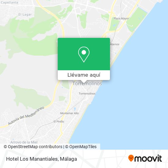 Mapa Hotel Los Manantiales