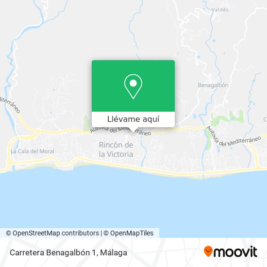 Mapa Carretera Benagalbón 1