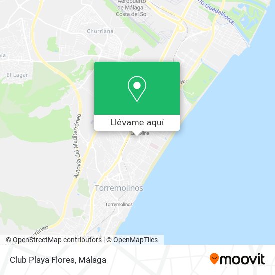Mapa Club Playa Flores