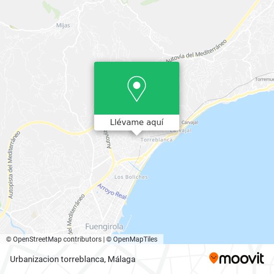 Mapa Urbanizacion torreblanca