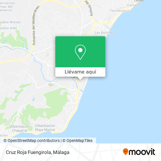 Mapa Cruz Roja Fuengirola