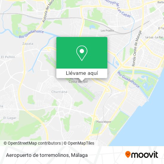 Mapa Aeropuerto de torremolinos