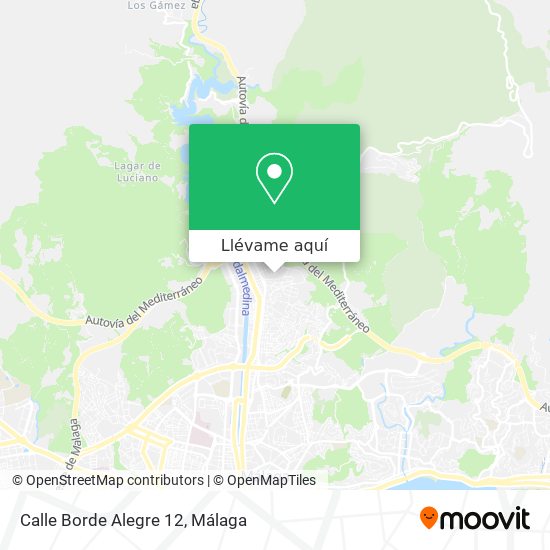 Mapa Calle Borde Alegre 12