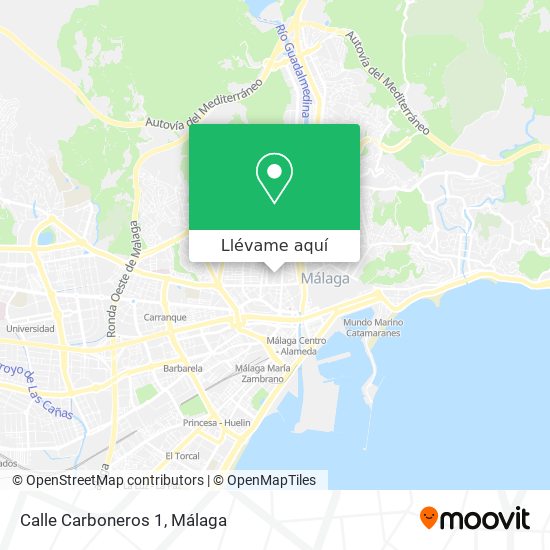 Mapa Calle Carboneros 1