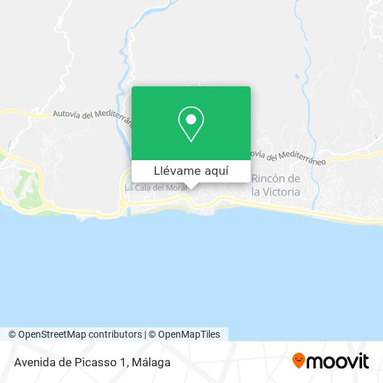 Mapa Avenida de Picasso 1