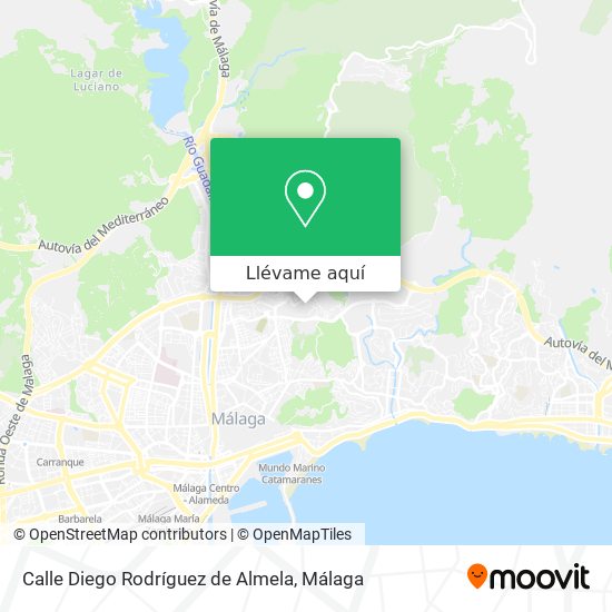 Mapa Calle Diego Rodríguez de Almela