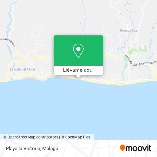 Mapa Playa la Victoria