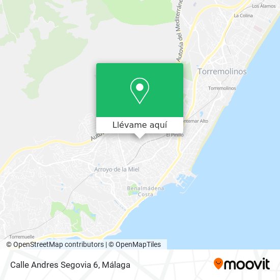 Mapa Calle Andres Segovia 6