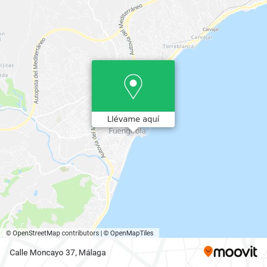Mapa Calle Moncayo 37