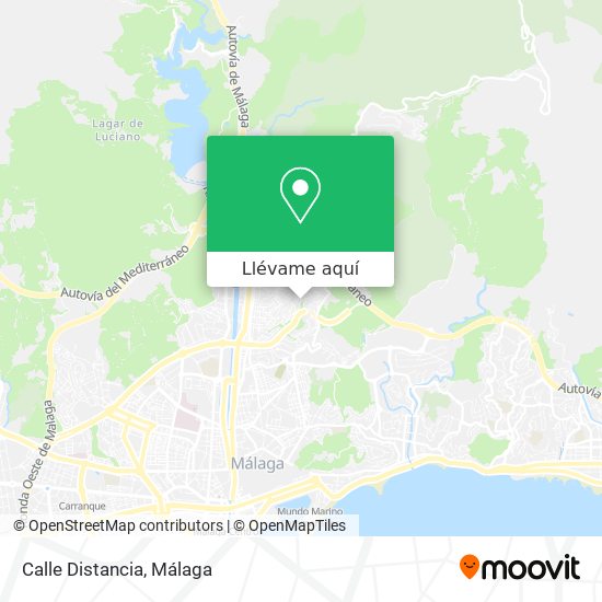 Mapa Calle Distancia