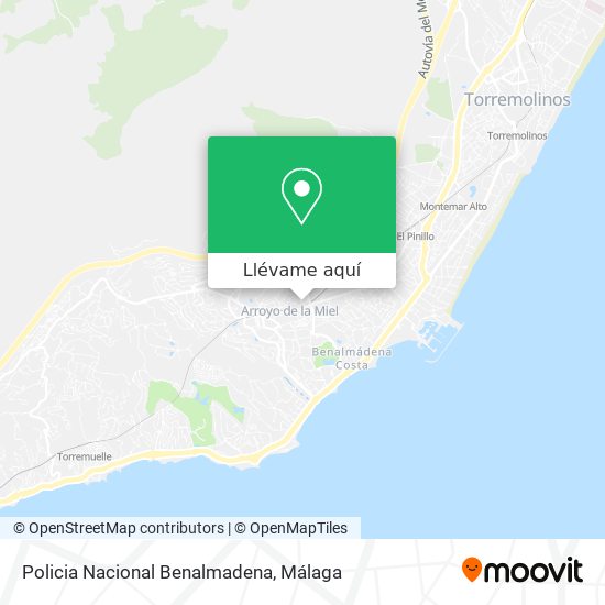 Mapa Policia Nacional Benalmadena