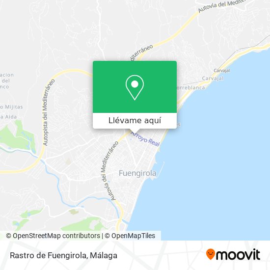 Mapa Rastro de Fuengirola