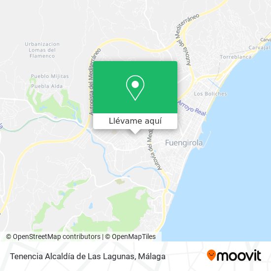Mapa Tenencia Alcaldía de Las Lagunas