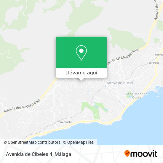 Mapa Avenida de Cibeles 4