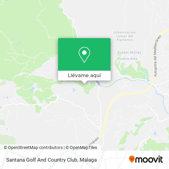 Mapa Santana Golf And Country Club
