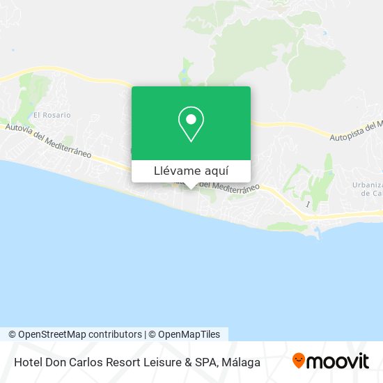 Mapa Hotel Don Carlos Resort Leisure & SPA