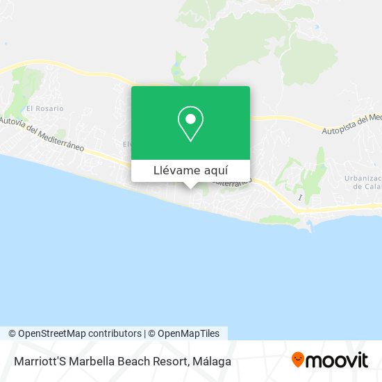 Mapa Marriott'S Marbella Beach Resort