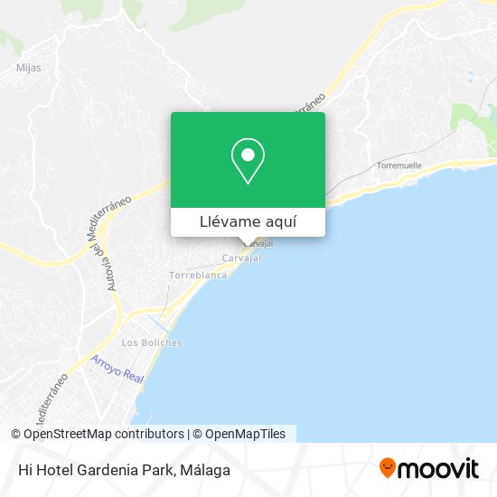 Mapa Hi Hotel Gardenia Park