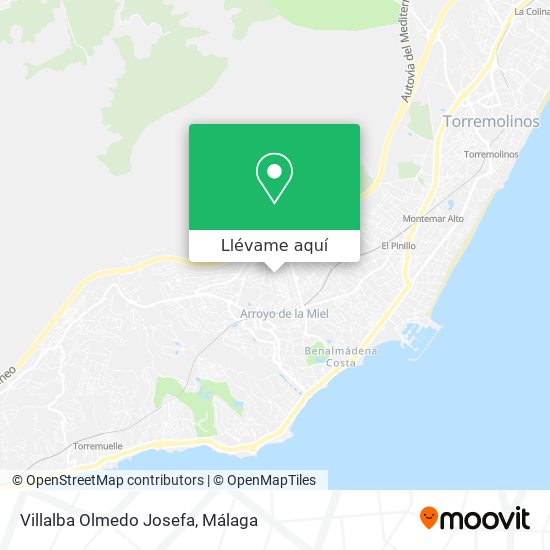 Mapa Villalba Olmedo Josefa