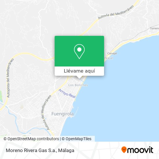 Mapa Moreno Rivera Gas S.a.