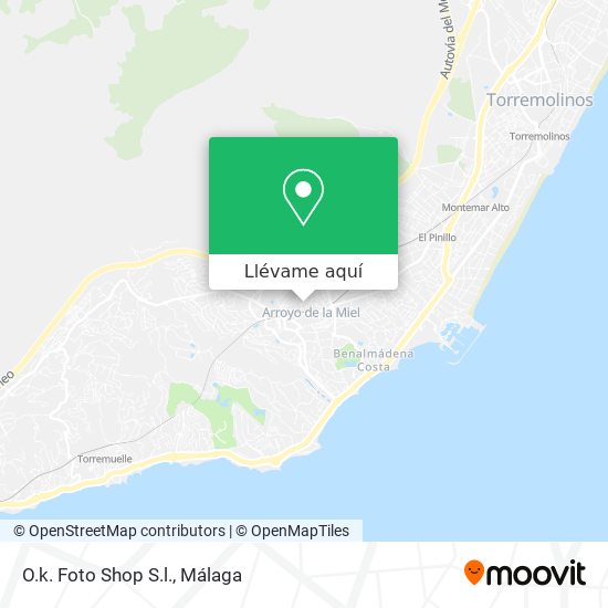 Mapa O.k. Foto Shop S.l.