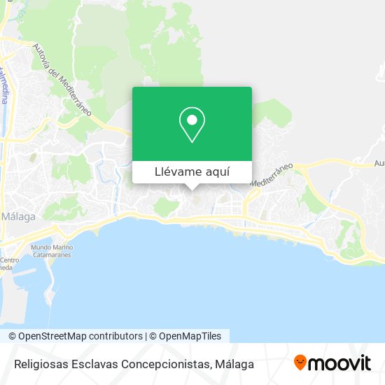Mapa Religiosas Esclavas Concepcionistas