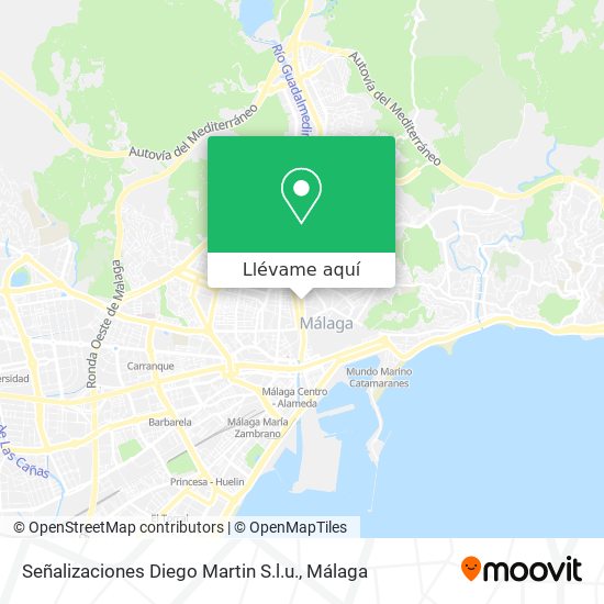 Mapa Señalizaciones Diego Martin S.l.u.