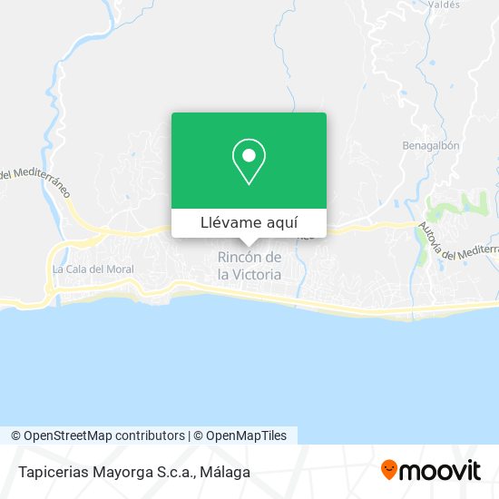 Mapa Tapicerias Mayorga S.c.a.
