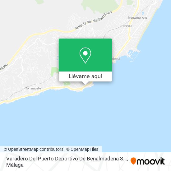 Mapa Varadero Del Puerto Deportivo De Benalmadena S.l.