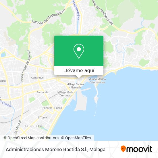 Mapa Administraciones Moreno Bastida S.l.