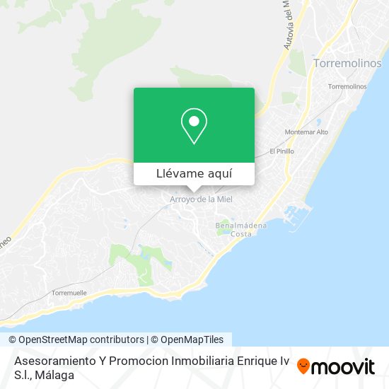 Mapa Asesoramiento Y Promocion Inmobiliaria Enrique Iv S.l.