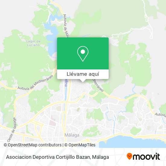 Mapa Asociacion Deportiva Cortijillo Bazan