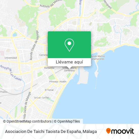 Mapa Asociacion De Taichi Taoista De España