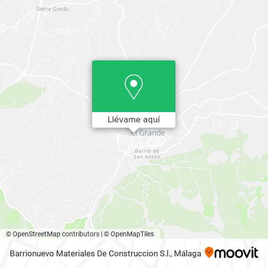 Mapa Barrionuevo Materiales De Construccion S.l.