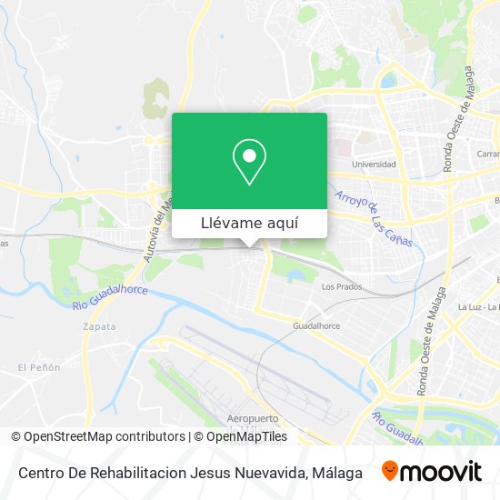 Mapa Centro De Rehabilitacion Jesus Nuevavida