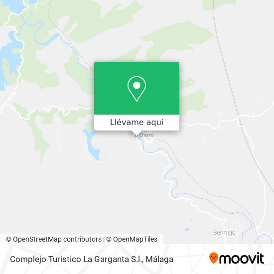 Mapa Complejo Turistico La Garganta S.l.