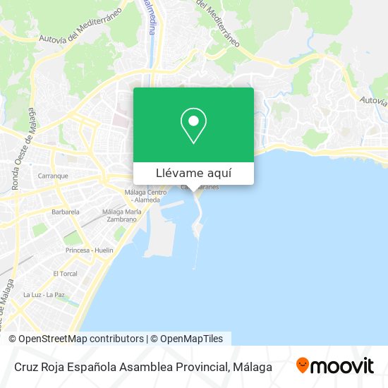 Mapa Cruz Roja Española Asamblea Provincial