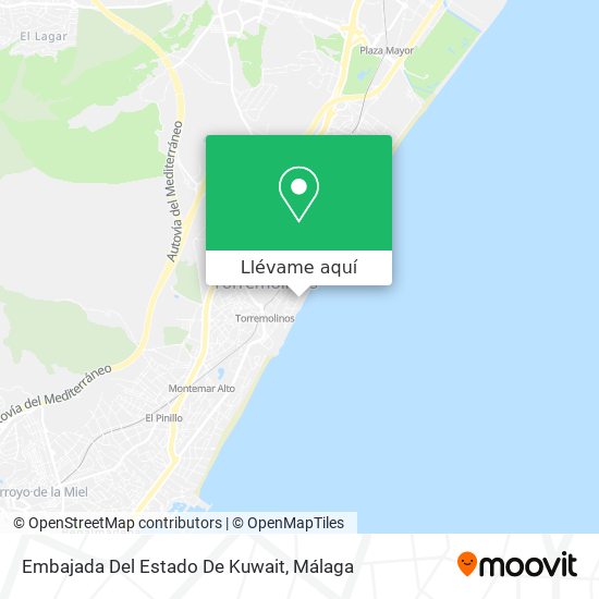 Mapa Embajada Del Estado De Kuwait