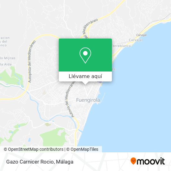 Mapa Gazo Carnicer Rocio