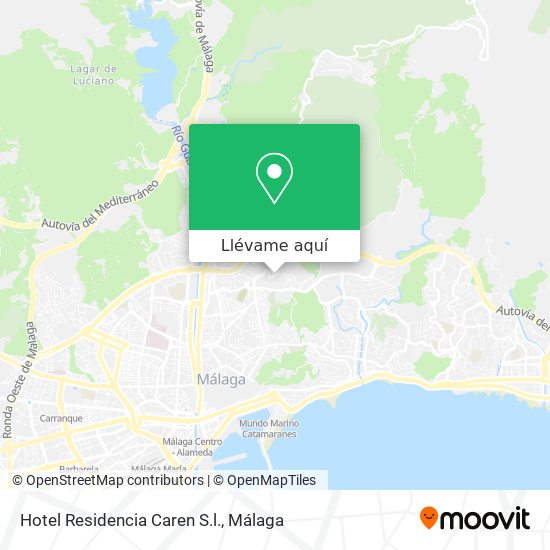 Mapa Hotel Residencia Caren S.l.