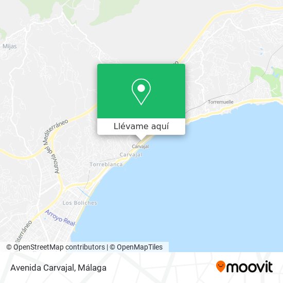 Mapa Avenida Carvajal