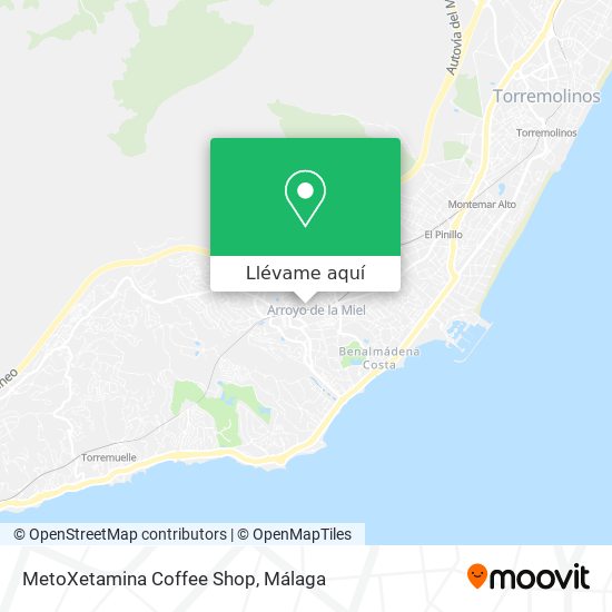 Mapa MetoXetamina Coffee Shop