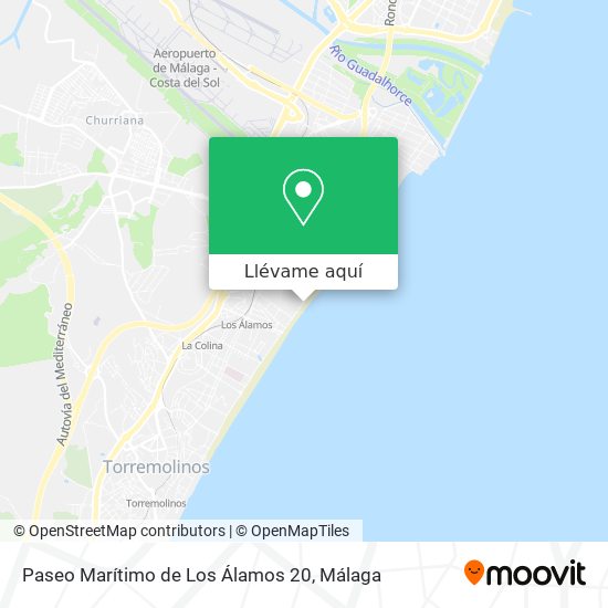 Mapa Paseo Marítimo de Los Álamos 20