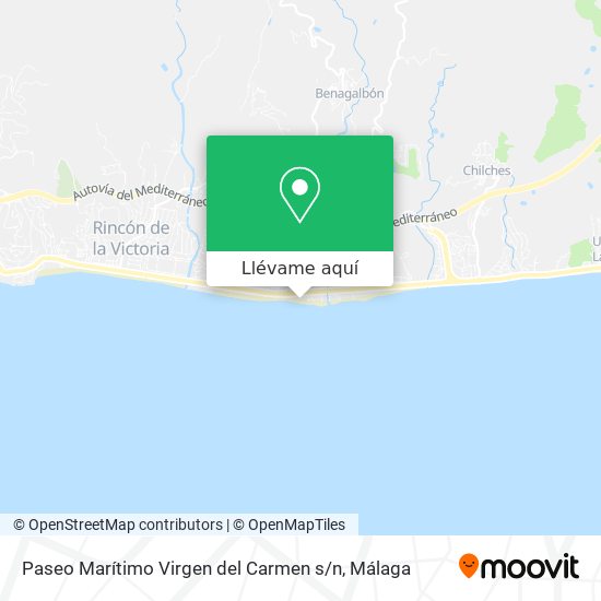 Mapa Paseo Marítimo Virgen del Carmen s / n