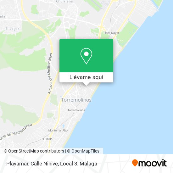 Mapa Playamar, Calle Ninive, Local 3