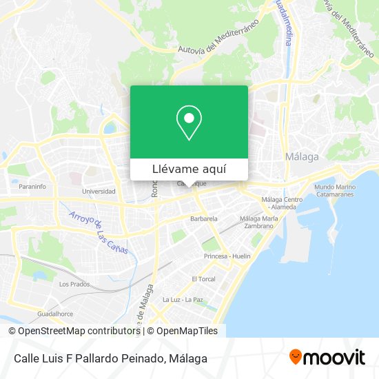 Mapa Calle Luis F Pallardo Peinado