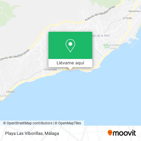 Mapa Playa Las Viborillas