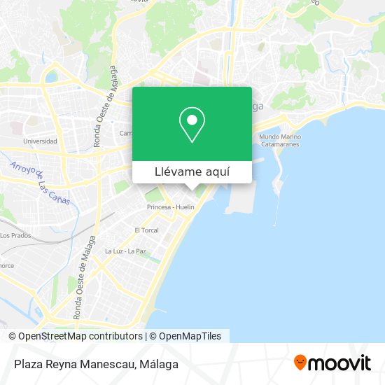 Mapa Plaza Reyna Manescau